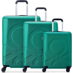 Delsey Paris x United Colors of Benetton Fabrica 4-Rollen Kofferset 3 tlg.  Variante 2