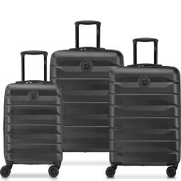 Delsey Paris Air Armour 4 Rollen Kofferset 3-teilig mit Dehnfalte  Variante 1
