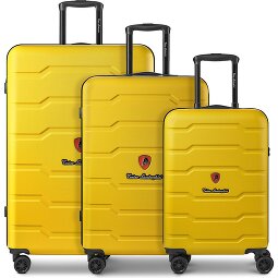 Tonino Lamborghini Bologna 4 Rollen Kofferset 3-teilig  Variante 3