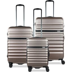 Bugatti Corium 4-Rollen Kofferset 3tlg.  Variante 2