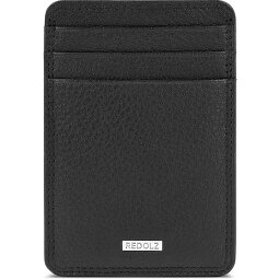 Redolz Leather Essentials Kreditkartenetui RFID Leder 7 cm mit Geldscheinklammer  Variante 2