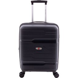 Gladiator 3800 4 Rollen Kabinentrolley 55 cm mit Dehnfalte  Variante 1