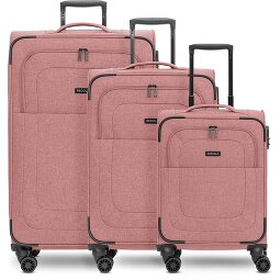Redolz Essentials 12 THREE SET 4 Rollen Kofferset 3-teilig mit Dehnfalte  Variante 6