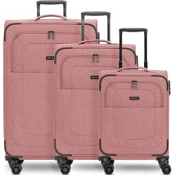 Redolz Essentials 12 THREE SET 4 Rollen Kofferset 3-teilig mit Dehnfalte  Variante 4