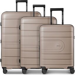 Redolz Essentials 11 4 Rollen Kofferset 3-teilig mit Dehnfalte  Variante 7