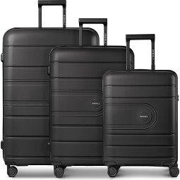 Redolz Essentials 11 4 Rollen Kofferset 3-teilig mit Dehnfalte  Variante 2