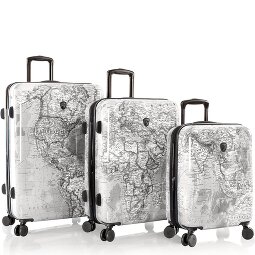Heys Black Camo 4 Rollen Kofferset 3-teilig mit Dehnfalte  Variante 1