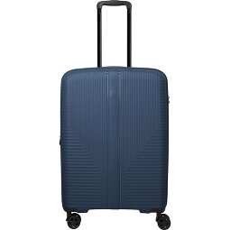 Travelite Air Stripe 4 Rollen Trolley M 66 cm mit Dehnfalte  Variante 2