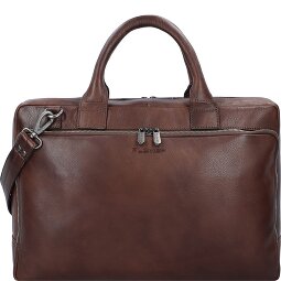 Plevier Vintage Bill Aktentasche Leder 40 cm Laptopfach  Variante 1