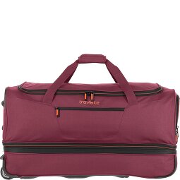 Travelite Basics 2 Rollen Reisetasche 70 cm mit Dehnfalte  Variante 1