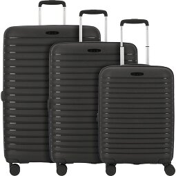 d&n Travel Line 4500 4 Rollen Kofferset 3-teilig mit Dehnfalte  Variante 1