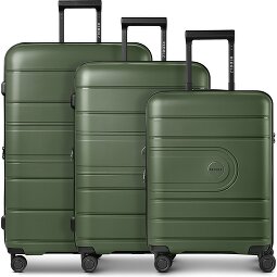 Redolz Essentials 11 4 Rollen Kofferset 3-teilig mit Dehnfalte  Variante 6