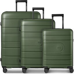 Redolz Essentials 11 4 Rollen Kofferset 3-teilig mit Dehnfalte  Variante 6