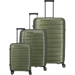 Travelite Air Base 4 Rollen Kofferset 3-teilig mit Dehnfalte  Variante 5