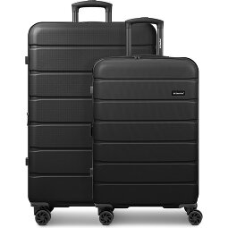 Saxoline Miami 4 Rollen Kofferset 2-teilig mit Dehnfalte  Variante 1