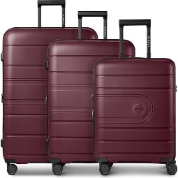 Redolz Essentials 11 4 Rollen Kofferset 3-teilig mit Dehnfalte  Variante 3