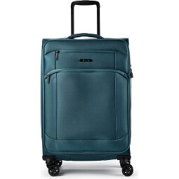 d&n Travel Line 9804 4 Rollen Trolley M 68 cm mit Dehnfalte  Variante 3