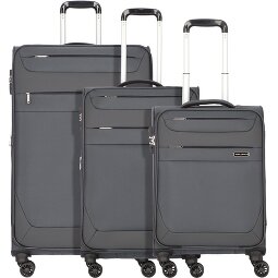 Worldpack Dublin 4 Rollen Kofferset 3-teilig mit Dehnfalte  Variante 1