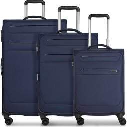 Worldpack Chicago 4 Rollen Kofferset 3-teilig mit Dehnfalte  Variante 2