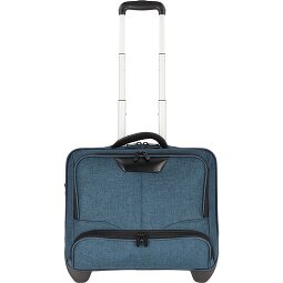 Dermata 2 Rollen Businesstrolley 41 cm Laptopfach  Variante 1