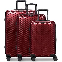 Redolz Essentials 18 4 Rollen Kofferset 3-teilig mit Dehnfalte  Variante 3