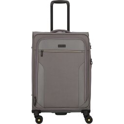d&n Travel Line 9704 4 Rollen Trolley M 68 cm mit Dehnfalte  Variante 3