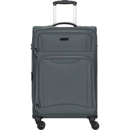 d&n Travel Line 9204 4 Rollen Trolley M 66 cm mit Dehnfalte  Variante 2