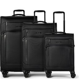 d&n Travel Line 9804 4 Rollen Kofferset 3-teilig mit Dehnfalte  Variante 1