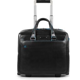 Piquadro Blue Square 2-Rollen Businesstrolley Leder 36 cm Laptopfach  Variante 1