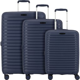 d&n Travel Line 4500 4 Rollen Kofferset 3-teilig mit Dehnfalte  Variante 2