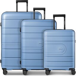Redolz Essentials 11 4 Rollen Kofferset 3-teilig mit Dehnfalte  Variante 4
