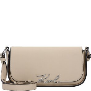 Karl Lagerfeld Signature Schultertasche Leder 24 cm