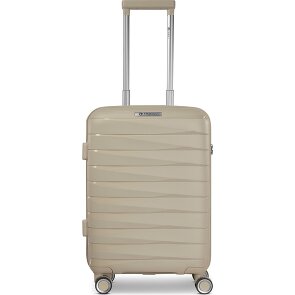 Franky London 4 Rollen Kabinentrolley S 55 cm mit Dehnfalte