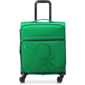 Delsey Paris x Colors Benetton Color Block 4-Rollen Kabinentrolley 55 cm mit Dehnfalte