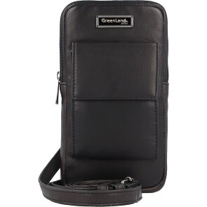 Greenland Nature Black Nappa Handytasche Leder 11.5 cm