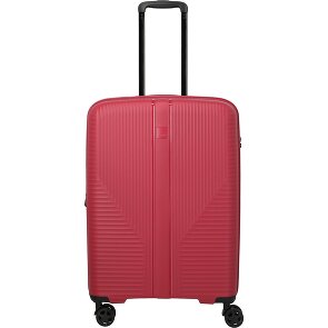 Travelite Air Stripe 4 Rollen Trolley M 66 cm mit Dehnfalte