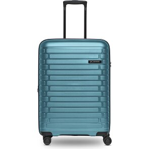Pactastic Collection 04 THE MEDIUM + 4 Rollen Trolley M 66 cm mit Dehnfalte
