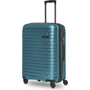 Pactastic Collection 04 THE MEDIUM + 4 Rollen Trolley M 66 cm mit Dehnfalte