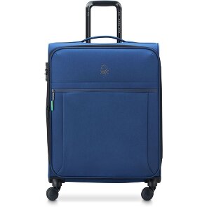 Delsey Paris x United Colors of Benetton BE 4-Rollen Trolley 65 cm mit Dehnfalte