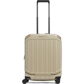 Piquadro PQ-Light 4 Rollen Kabinentrolley S 56 cm Laptopfach mit Dehnfalte