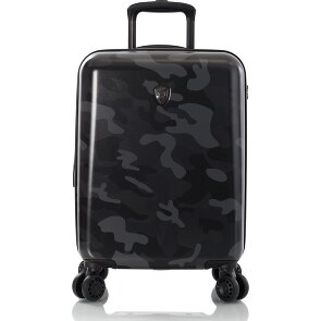 Heys Black Camo 4 Rollen Kabinentrolley S 53 cm mit Dehnfalte
