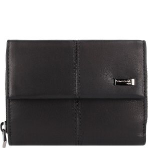 Greenland Nature Black Nappa Geldbörse RFID Schutz Leder 13 cm