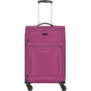 d&n Travel Line 9204 4 Rollen Trolley M 66 cm mit Dehnfalte