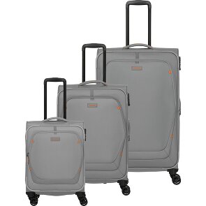 Travelite Umbria 4 Rollen Kofferset 3-teilig mit Dehnfalte