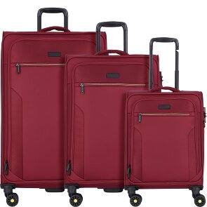 d&n Travel Line 9704 4 Rollen Kofferset 3-teilig mit Dehnfalte