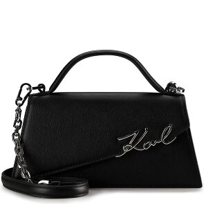 Karl Lagerfeld Signature Handtasche Leder 24 cm