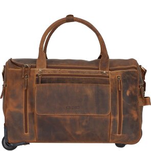 Greenburry Vintage 2 Rollen Reisetasche Leder 32 cm
