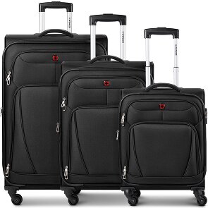 Wenger Beaumont 4 Rollen Kofferset 3-teilig mit Dehnfalte