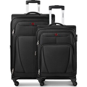 Wenger Beaumont 4 Rollen Kofferset 2-teilig mit Dehnfalte