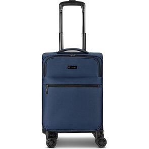 Bugatti Valencia Soft 4 Rollen Kabinentrolley S 55 cm mit Dehnfalte